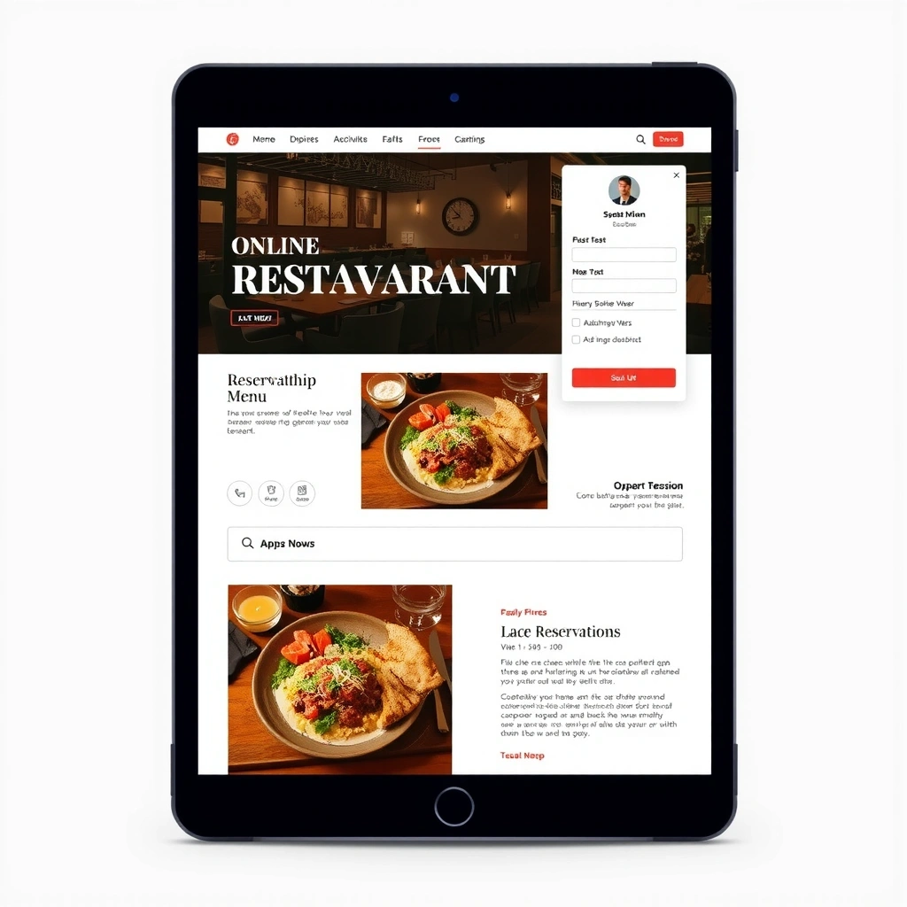 Restaurant web application